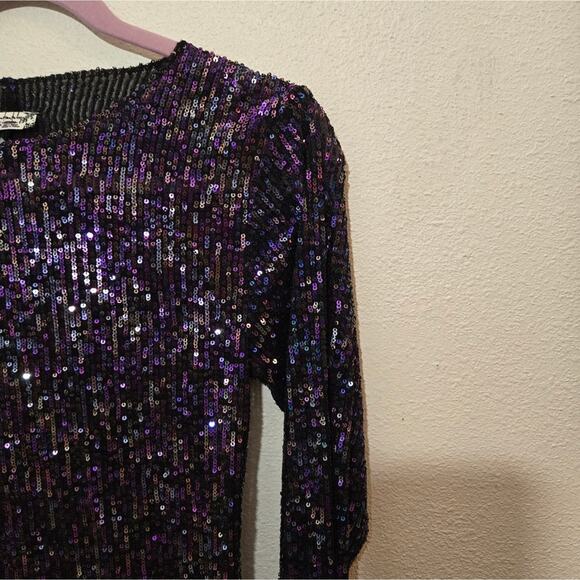 Free People NEW Gold Rush Long Sleeve Lavender Combo Small - Picture 3 of 13